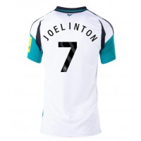 Camiseta Newcastle United Joelinton #7 Segunda Equipación Replica 2024-25 para mujer mangas cortas